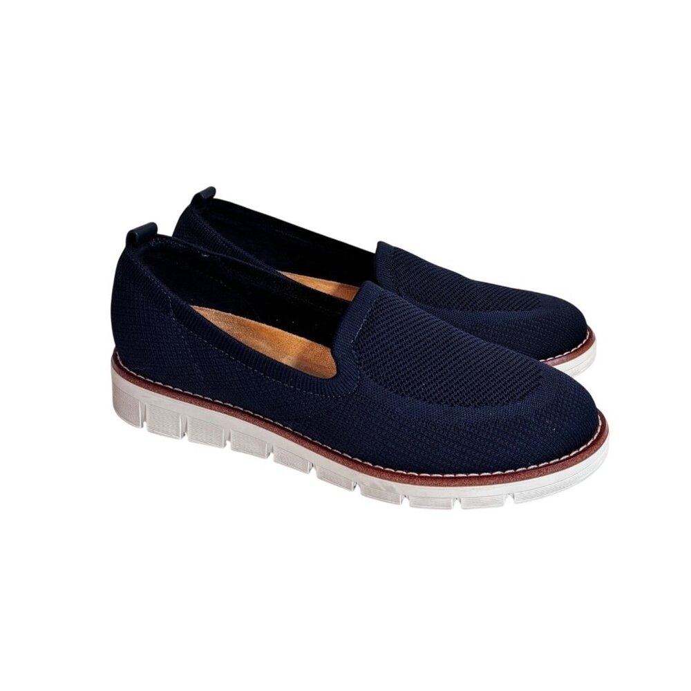 Easy Spirit Sevalina2 (Valina) Slip On Comfort Shoes Women’s 8.5W Wide Navy Blue